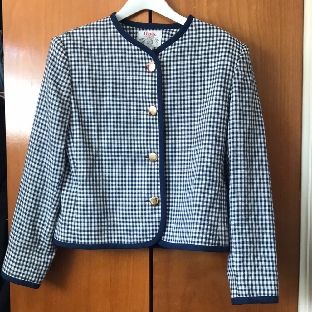 Vintage Orvis gingham jacket